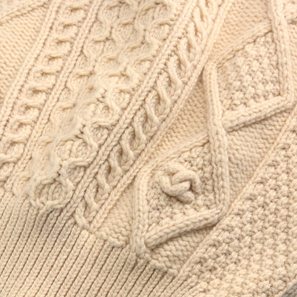 Chanel 1996 Fisherman Sweater White #38