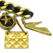 Chanel Icon Brooch Gold Black 95P