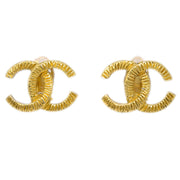 Chanel Gold CC Earrings Clip-On