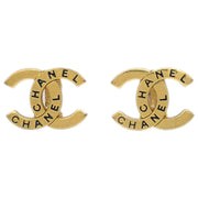 Chanel Gold CC Earrings Clip-On 98A