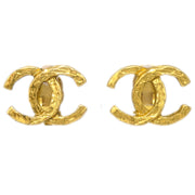 Chanel Gold CC Earrings Clip-On