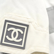 Chanel Sport Line Zip Up Jacket White #42