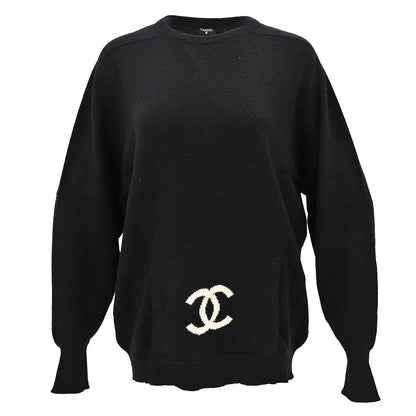 Chanel CC logo Sweater Black