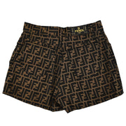 Fendi Zucca Short Pants Brown #44