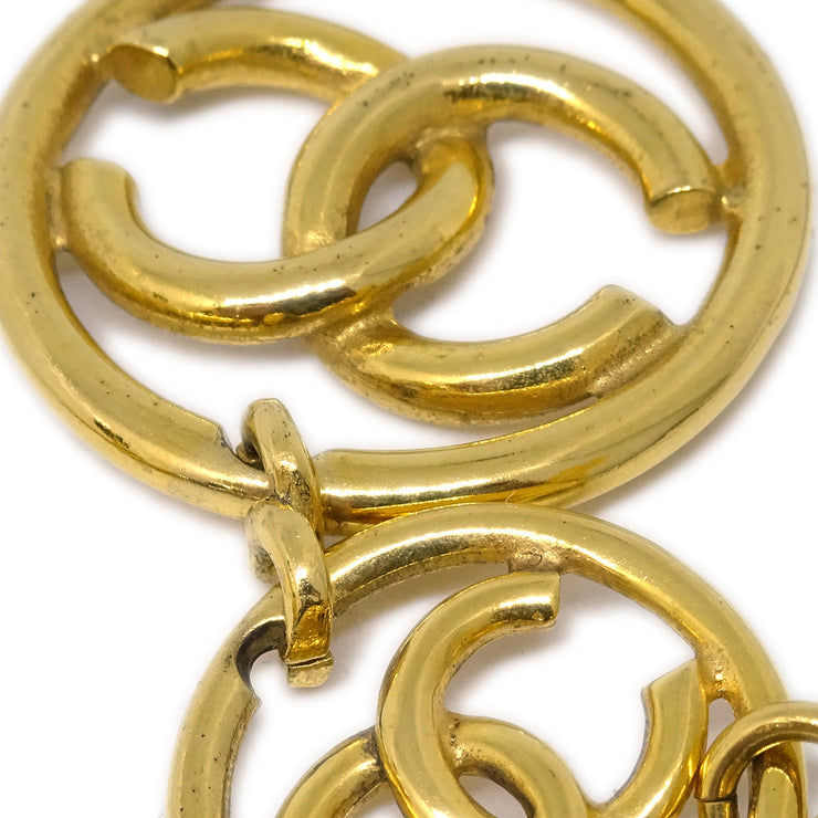 Chanel Dangle Earrings Clip-On Gold 93P/2926