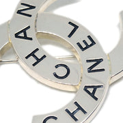 Chanel CC Brooch Pin Silver 98P