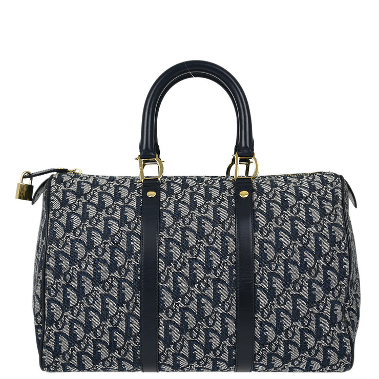 Christian Dior Navy Trotter Handbag