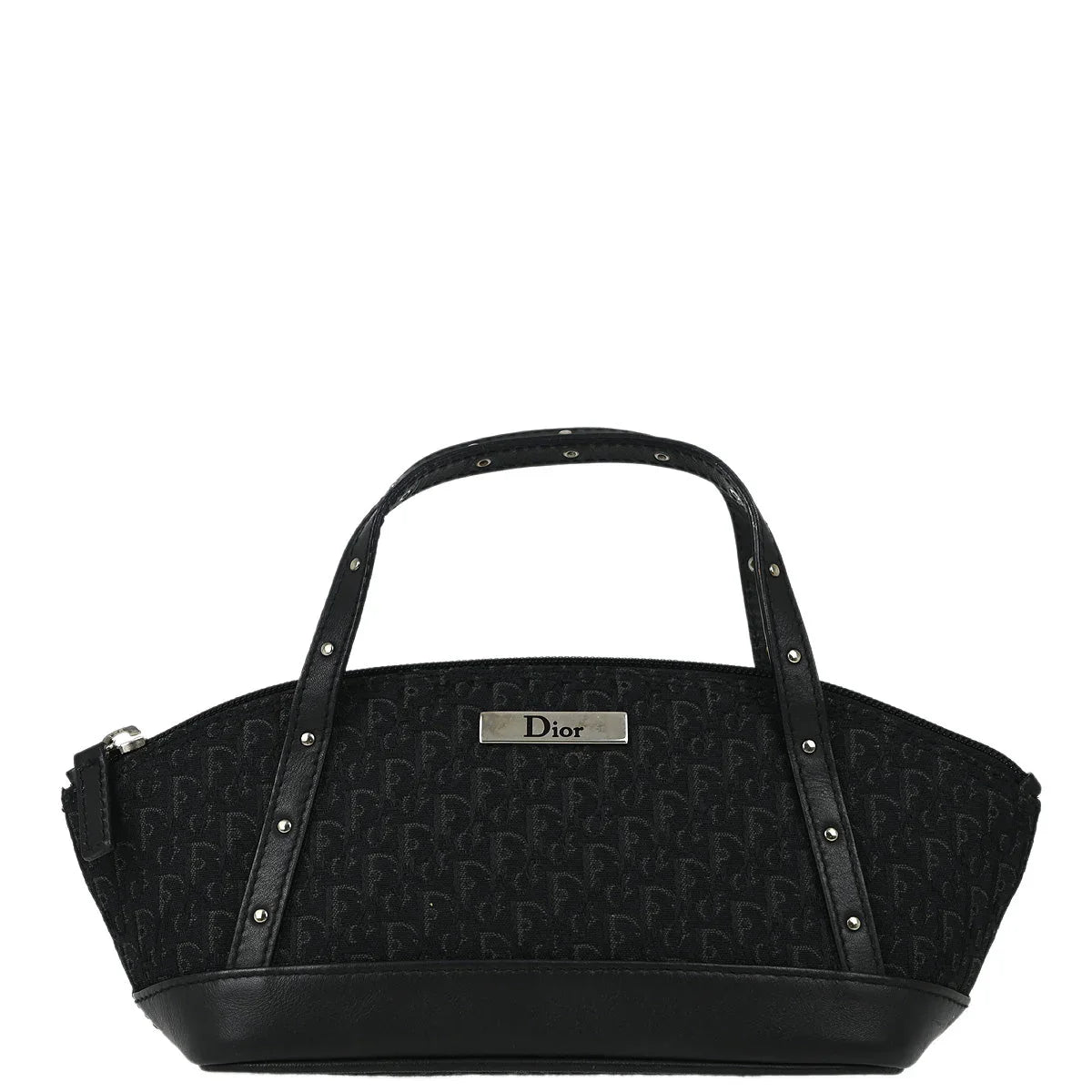 Christian Dior 2003 Black Street Chic Trotter Handbag