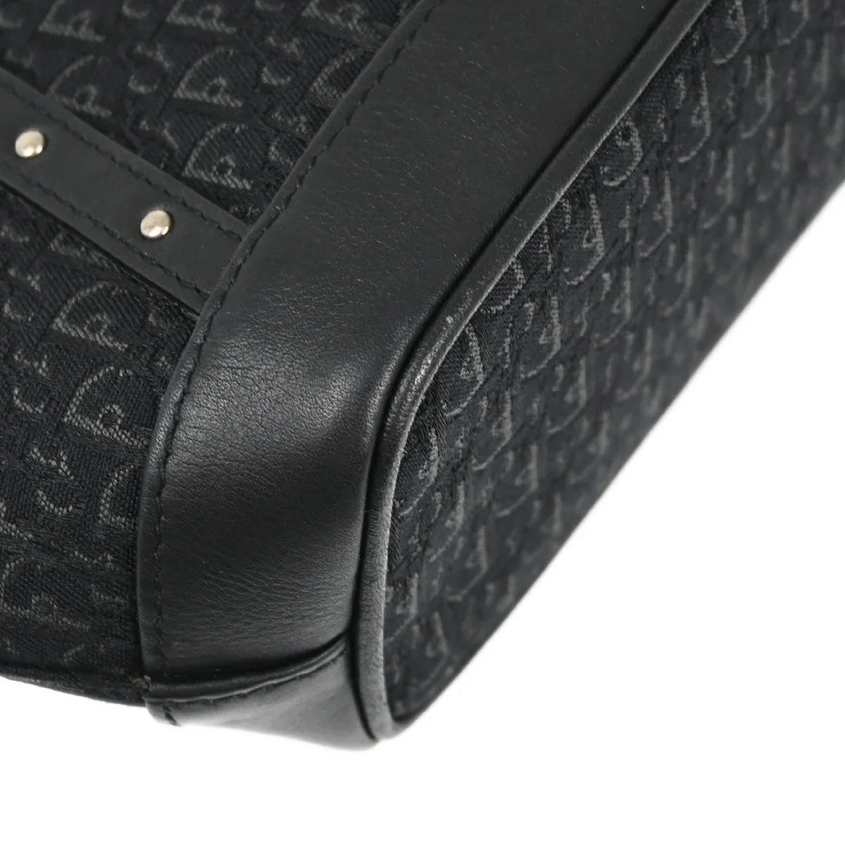 Christian Dior 2003 Black Street Chic Trotter Handbag