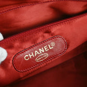 Chanel Red Caviar 2way Duffle Shoulder Handbag