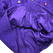 Chanel Setup Suit Jacket Skirt Purple 26 #40