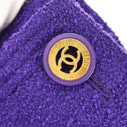 Chanel Setup Suit Jacket Skirt Purple 26 #40