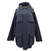 Burberrys Coat Navy #L