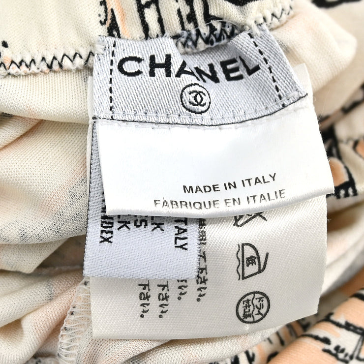 Chanel 2003 Flared Skirt White #36