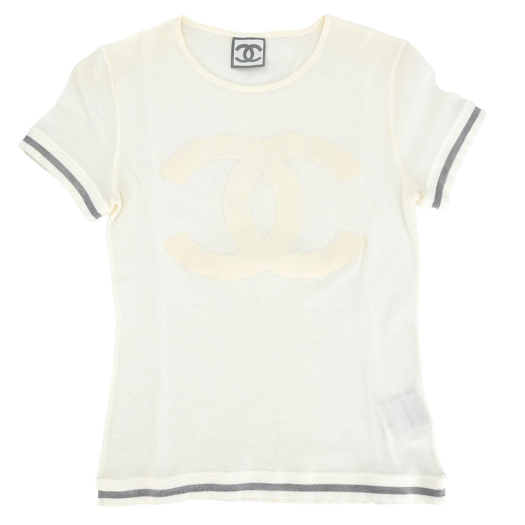 Chanel 2006 T-shirt Top White #38