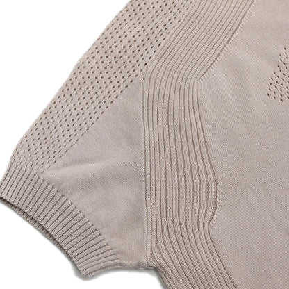 Chanel 2008 Sweater Knit Top Brown #36