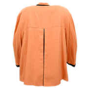 Chanel Single Breasted Jacket Orange #42