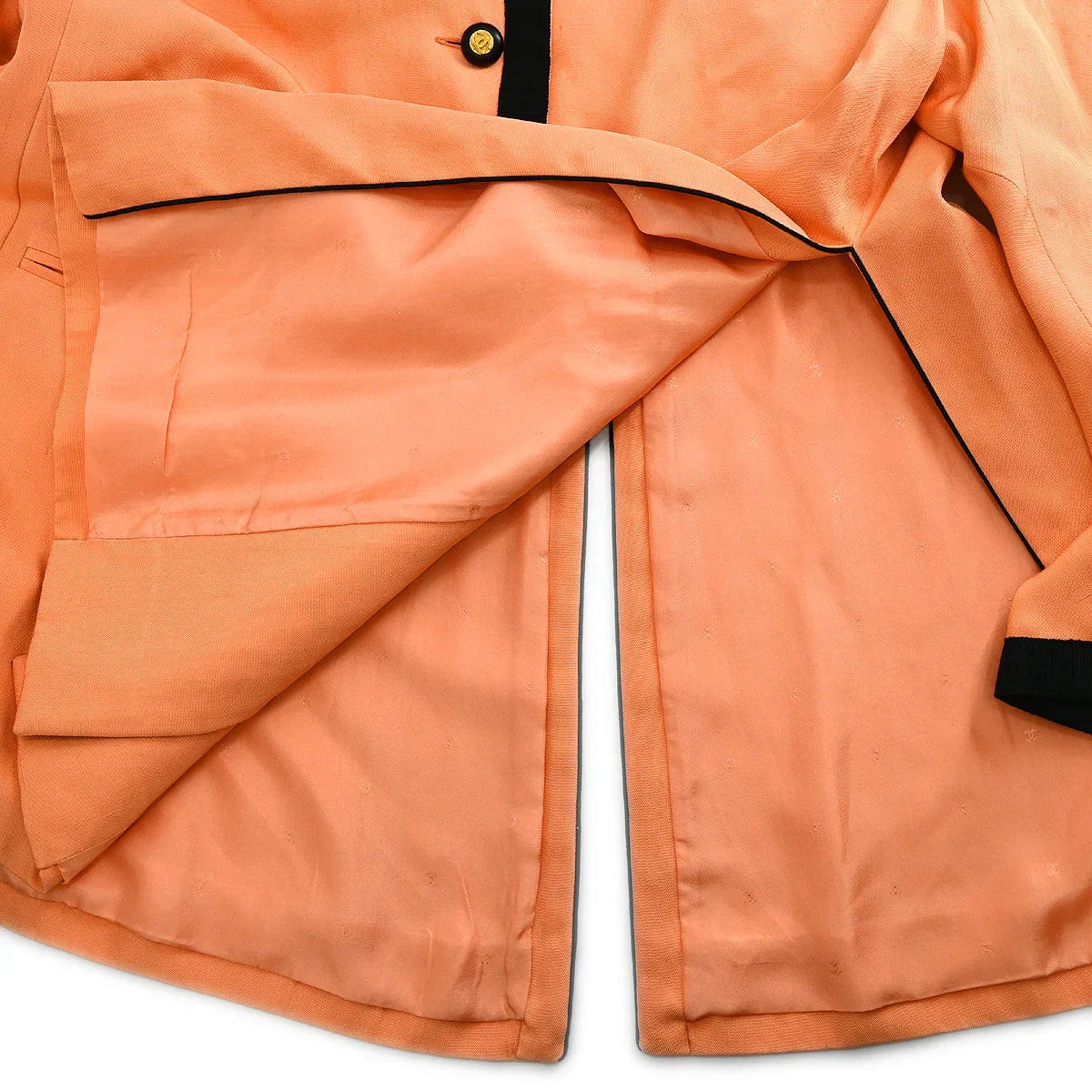 Chanel Single Breasted Jacket Orange #42