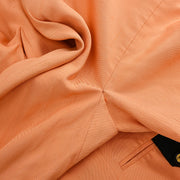 Chanel Single Breasted Jacket Orange #48