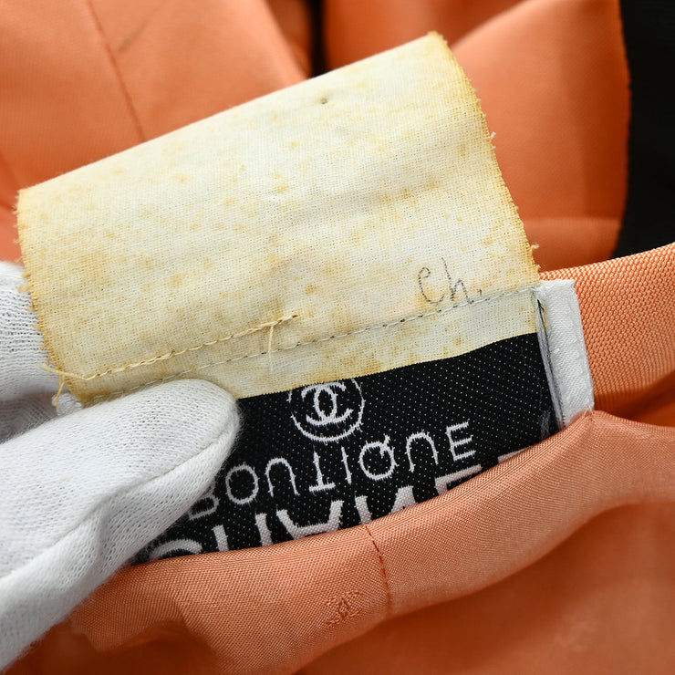 Chanel Single Breasted Jacket Orange #42