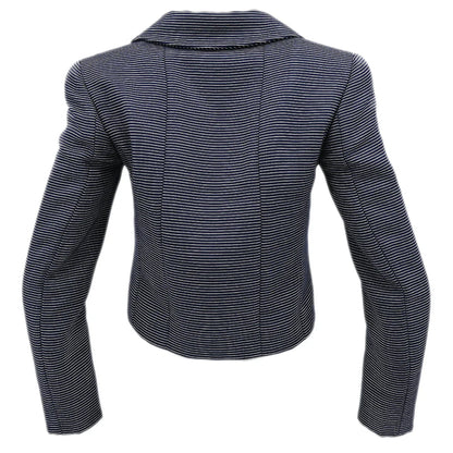 Chanel 2001 Single Breasted Jacket Black #38