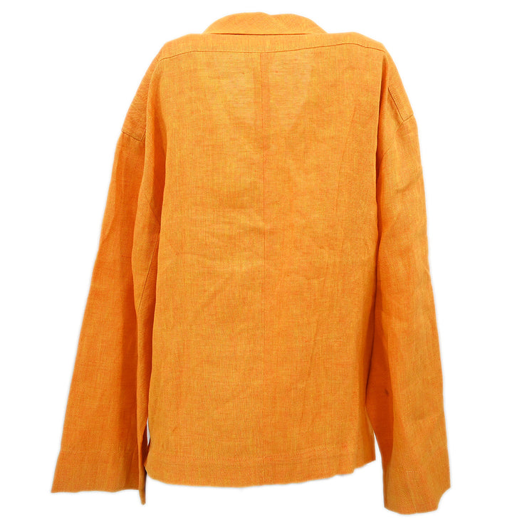 Chanel 1996 Single Breasted Jacket Orange #38