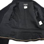 Chanel Double Breasted Jacket Black