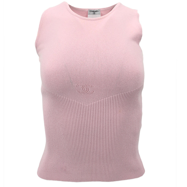 Chanel 2005 Sleeveless Top Pink #38