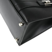 Hermes Black Box Calf Drag 2 37 Handbag