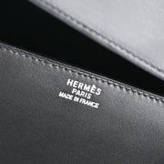 Hermes Black Box Calf Fjord Drag 2 37 Handbag