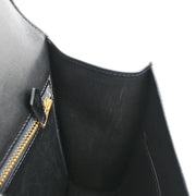 Hermes Black Box Calf Constance 23 Guilloche Shoulder Bag