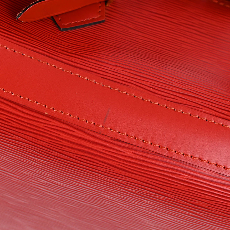 Louis Vuitton Red Epi Cruiser 45 Travel Bag