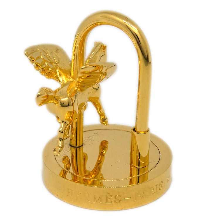 Hermes 2007 Entrez dans la danse! Pegasus Cadena Gold Small Good