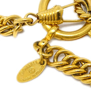 Chanel Gold Loupe Pendant Necklace