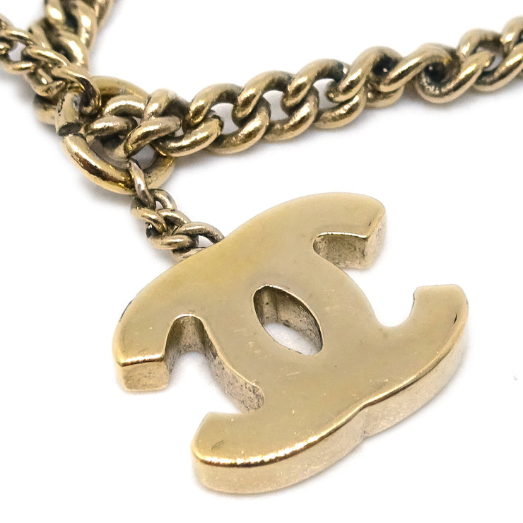 Chanel Lipstick Gold CC Pendant Necklace 04A