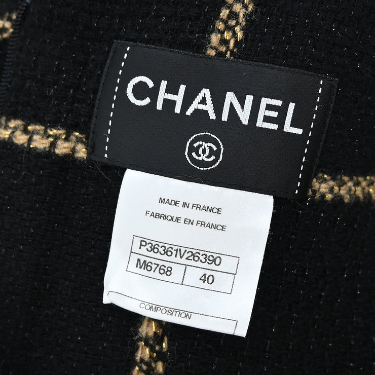 Chanel 2009 Sleeveless Dress Black #40