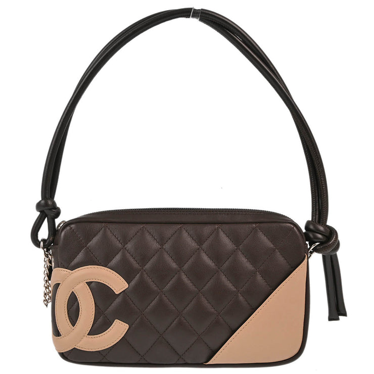 Chanel Brown Calfskin Cambon Ligne Handbag