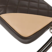 Chanel Brown Calfskin Cambon Ligne Handbag