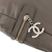 Chanel Greige Calf Paris London Expandable Tote Bag