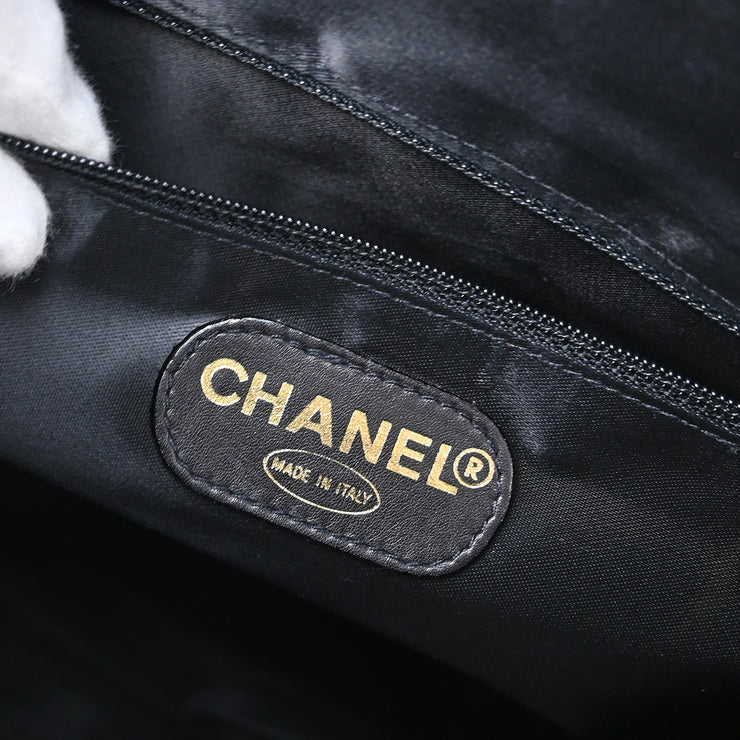 Chanel Black Caviar Hobo Shoulder Bag