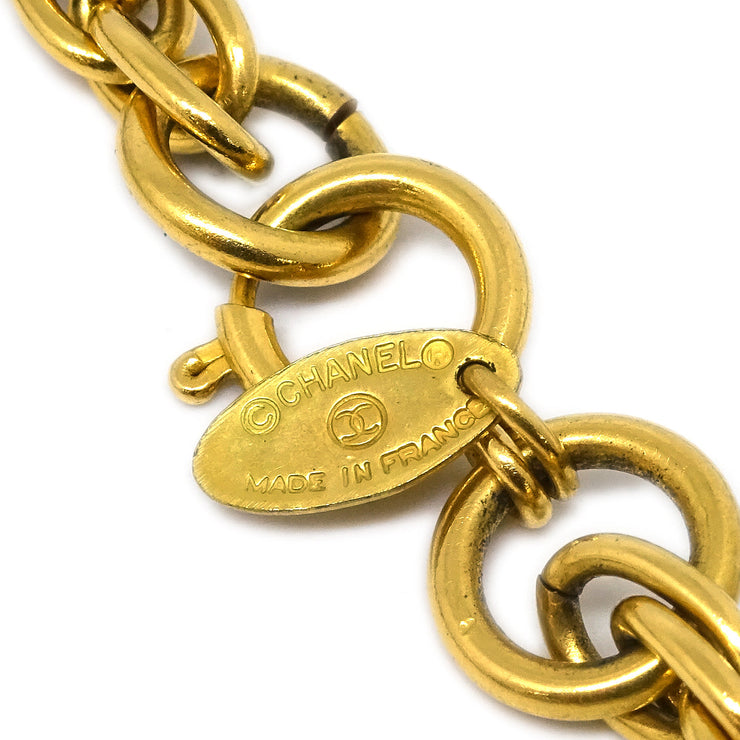 Chanel Medallion Gold Chain Necklace