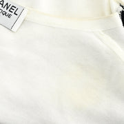 Chanel Short Sleeve Cardigan White #34