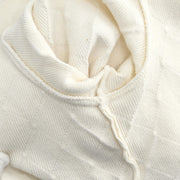 Chanel 2005 Sweater Knit Top White 05A #40