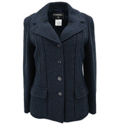 Chanel 2001 Jacket Navy 01P #38