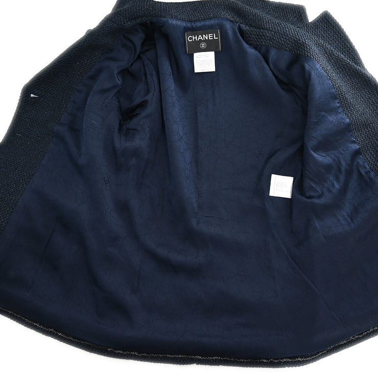 Chanel 2001 Jacket Navy 01P #38