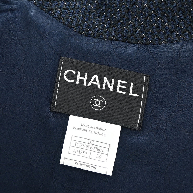 Chanel 2001 Jacket Navy 01P #38