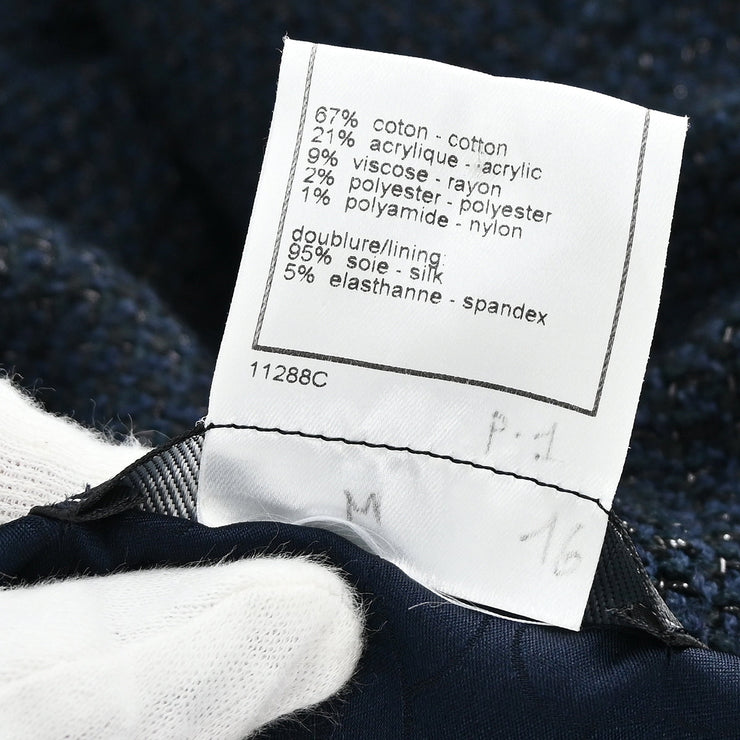 Chanel 2001 Jacket Navy 01P #38