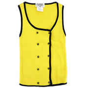 Chanel 1995 Sleeveless Top Yellow 95P #38