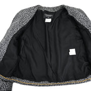 Chanel 1997 Collarless Jacket Black 97C #40