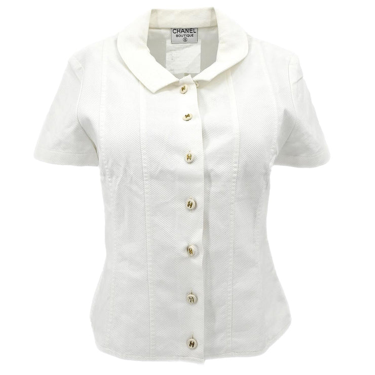 Chanel Short Sleeve Shirt White